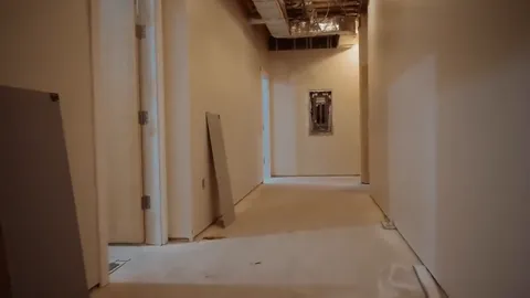 Inside the church project: the main hall during construction